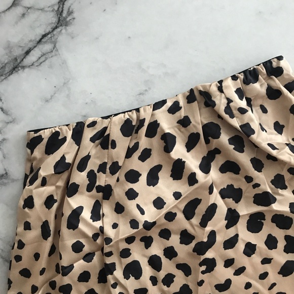 Silky Leopard Midi Skirt - Picture 6 of 7